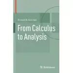 FROM CALCULUS TO ANALYSIS
