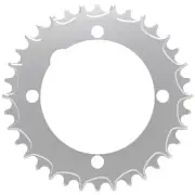 ALUGEAR Aero 1x 104 BCD MTB Chainring. Silver
