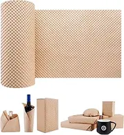 JJHpaperix Sustainable Eco Friendly Kraft Packing Paper Roll, Cushion Paper Bubble Wrap - Versatile Packing Material for Moving or Storing Delicate Fragile Items (30CM x 10M)