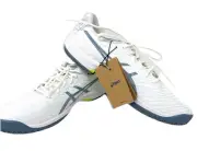 Asics Men's Gel-Game 9 White/Steel Blue Size 10.5-NWT!