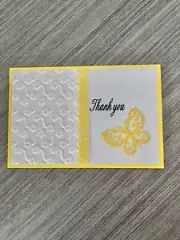 Handmade Thank You Card, Blank Card