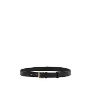 Prada Triangle Logo Buckled Belt 90 Black