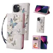 UEEBAI Wallet Case for iPhone 13 6.1 inch, PU Leather Phone Case Kickstand