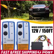 2X 150ft Wireless Winch Console Remote Switch Control Recovery Handset Universal
