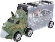 1Set Funny Cartoon Animals Carrier Truck Creative Dinosaur Transporter for Educational Plaything with Storage for Parties and Collections