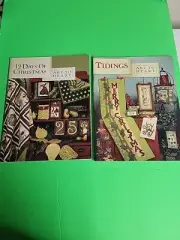 2 Art-to-Heart BOOKS Tidings Quilt & Days til SANTA #537B