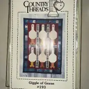 GIGGLE OF GEESE COUNTRY THREADS PATTERN 193 30 X42