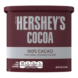 【Hersheys 好時】100%純可可粉1LB(453g)