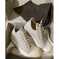 在飛比找蝦皮購物優惠-Rick Owens drkshdw 低筒帆布灰色球鞋