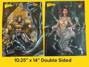 Wizard Magazine 2 Sided Poster 10.25" x 14" ASPEN Fathom #2 Pitt Lupe Silva #2
