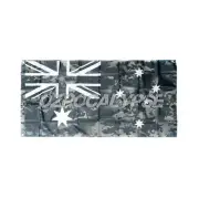 Multicam Black Australian Camo Flag - tactical swat police special forces ANF