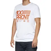 100% Surman Tech T-Shirt (Sm, White)