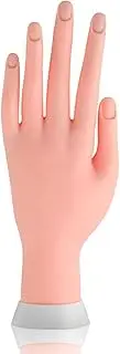 Labymos Nail Practice Training Bendable Practice Hand Fake Hand Nail Art Practice Finger Flexible Movable Fake Finger