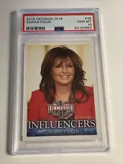 Sarah Palin Decision 2016 PSA 10 Card