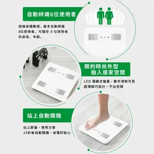 德國 medisana 七合一多功能體脂計 BS300 白 【恆隆行原廠正貨】