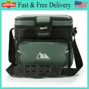 Arctic Zone 9 cans Zipperless Soft Sided Cooler with Hard Liner, Sea Foam Green