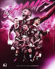 NRL RUGBY STATE OF ORIGIN QLD MAROONS TEAM PLAYER POSTER,BARGAIN,1,FREE POST