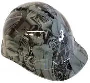 Hydro Dipped Hard Hat Ridgeline Cap Style Custom Gray Fantasy Chic
