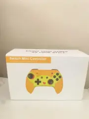 ABS Resin Vivid Yellow Wireless Mini Switch Controller Compatiable with N-S Game
