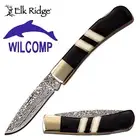 Elk Ridge ER-951-WBCB SMALL MANUAL FOLDING KNIFE Damascus Pattern