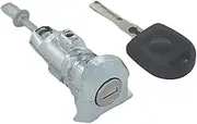 Jodriva AL308 3C0837167B Front Left Driver Door Lock Barrel 1 Key, for Passat, B6 2006-2010 B7 2010-2014 Car Ignition Switch Lock