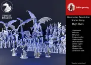 High Elf Army Bundle | Forest Dragon 10mm Fantasy Wargaming Miniatures