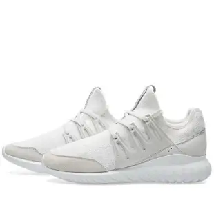 ADIDAS TUBULAR RADIAL PK 麂皮 編織 米白灰 S76714