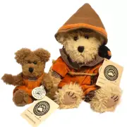 Boyd’s Bears Einstein Q Scaredybear Scarecrow Bear & Andrew Huntington Plush Lot