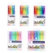 Gel Pen Multi Color Gel Pen with Tip Coloring Pen for Coloring