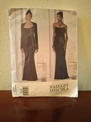 Badgley Mischka UNCUT Vogue American Designer Women Sz. 14,16, 18 Sewing Pattern