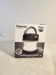 POLAROID COLLAPSIBLE BLACK LANTERN PORTABLE ESSENTIAL PLAY TUNES (NEW IN BOX)