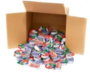 100 Pieces -50 Peanut Butter Packets with 25 Each Strawberry and Grape Jelly Ind