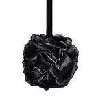 Charcoal Bath Black Shower Loofah Sponge Mesh Pouf Body Scrubber