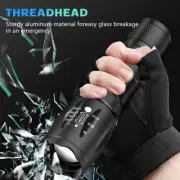 Lamparas de Mano Recargables USB Linternas LED Antorcha Foco Exterior Flashlight