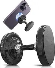 NorthCoastTrendy Dual Magnetic Phone Holder for Gym - Top Hold for Any Metal Surface, Mount for Mobile Videos and Pictures - Perfect for Content Creators