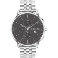 在飛比找PChome24h購物優惠-Calvin Klein 凱文克萊 CK 瑞士製三眼計時手錶