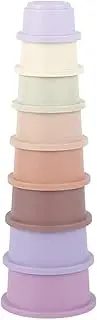 Small Animal Stacking Cups - 8Pcs Reusable Bunny Toys, Safe Enrichment Toys for Small Pets | Ideal for Bunnies, Hedgehogs, and Animals to Hide Food, Play, and Enhance Natural Behavior