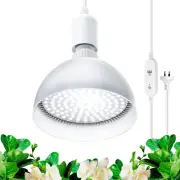 Grow Light for Indoor Plants, 25W Full Spectrum LED Grow Light Bulb with Timing