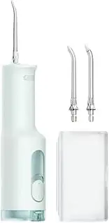 XIAO MI MIJIA Electric Water Flosser, Cordless for Teeth 4 Modes 3 Jet Tips Cleaning, Flossing Water Dental Portable Floss Irrigator Oral Water Flossed Rechargeable Travel Adults (Green)