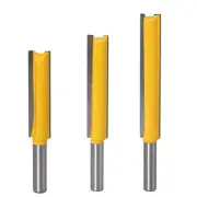 Attachment Router Bit Parts 8mm Shank Carbide Long Straight Woodworking