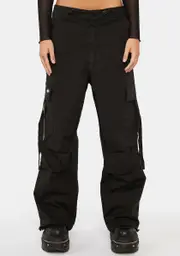 [Minga] Rheo Black Tech Cargo Pants