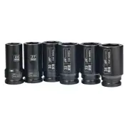 IRT SK6M6L 3/4" Drive Deep Heavy Duty Truck Metric Socket Service Set