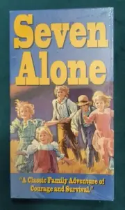 Seven Alone VHS Adventure Family Western New and Sealed true story 1999 Classic