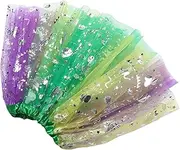 [TINEASUR] Elegant Carnival Sequin Skirt Women's Elastic Waistband Tutu Sequin Festival Costumes Mardi Gras Stage Performance Skirt