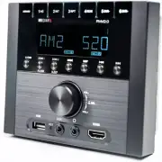 RVM2.0 RV in Dash Compact Mechless Source Unit with AM/FM, Bluetooth, RCA, USB,