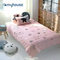 在飛比找森森購物網優惠-【myhouse】 新款韓國超細纖維兩件式四季枕被組 - 滿