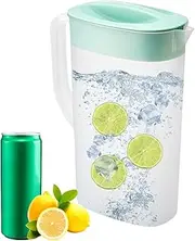Fridge Jug - 2500ml Anti-Fall Large Capacity Fridge Door Jug | High Temperature Resistant Household Juice Pitcher | Clear Jug for Soy Milk, Coffee