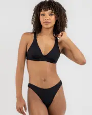 [Topanga] Topanga Women's Fern Underwire Bikini Top in Black Size 2 2 Black