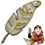 Stained Glass Mosaic Feather Art Crafts Making Kit DIY Mosaic Craft Kit for Kids & Adults