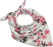 [FZQVSGW] Silk Scarf Black Guitar Head Scarf for Women Small Square Scarf Lightweight Neckerchief